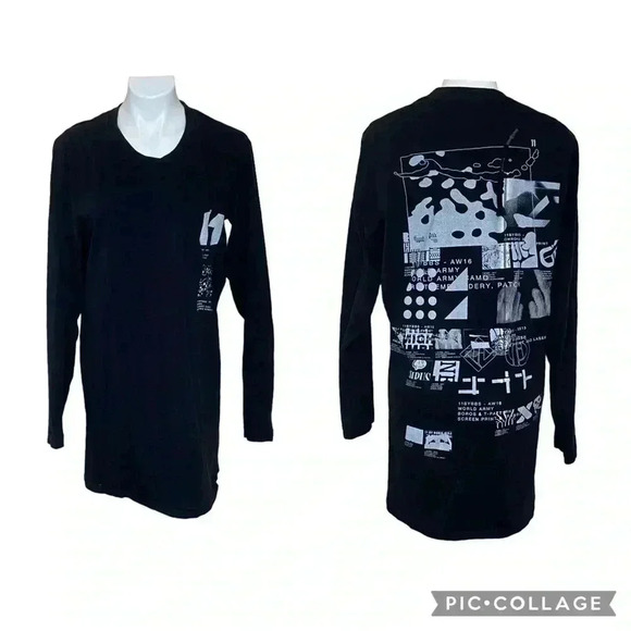 11 BY BORIS BIDJAN SABERI REMIX T-SHIRT streetwear size medium - Picture 2 of 7